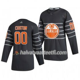 Miesten NHL Edmonton Oilers Pelipaita Custom Harmaa 2020 NHL All-Star Adidas Authentic